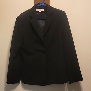 Jones Studio Size 12 Pantsuit Blazer in Jet Black